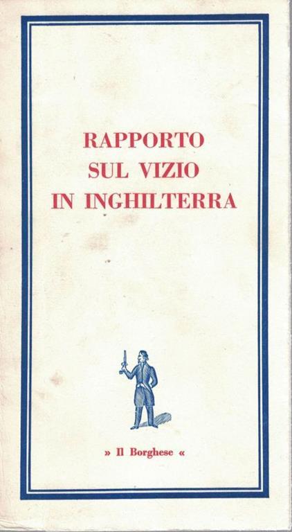 Rapporto sul vizio in Inghilterra - copertina