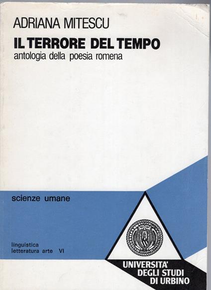 Il terrore del tempo antologia della poesia romena - copertina
