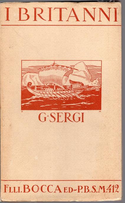 I Britanni - G. Sergi - copertina
