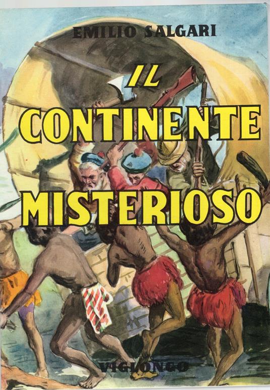 Il Continente misterioso - Emilio Salgari - copertina