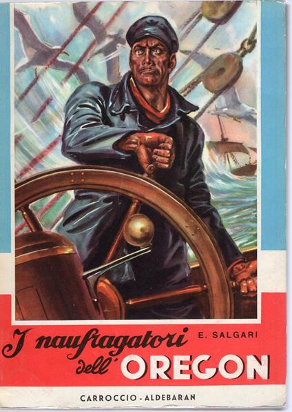 I naufragatori dell'Oregon - Emilio Salgari - copertina