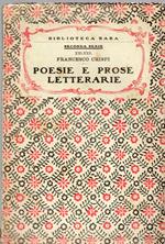 Biblioteca rara - seconda serie XXI-XXII Poesie e Prose letterarie ( Francesco Crispi)