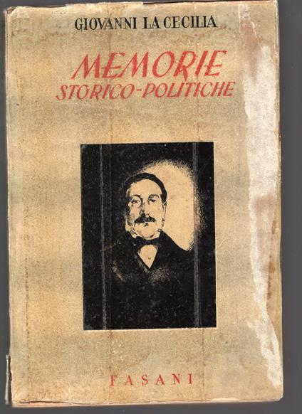 Memorie Storico-Politiche - Giovanni La Cecilia - copertina
