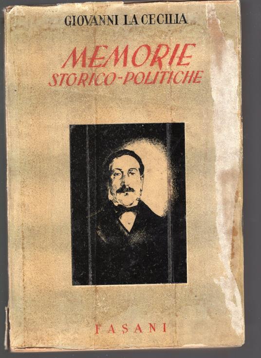 Memorie Storico-Politiche - Giovanni La Cecilia - copertina