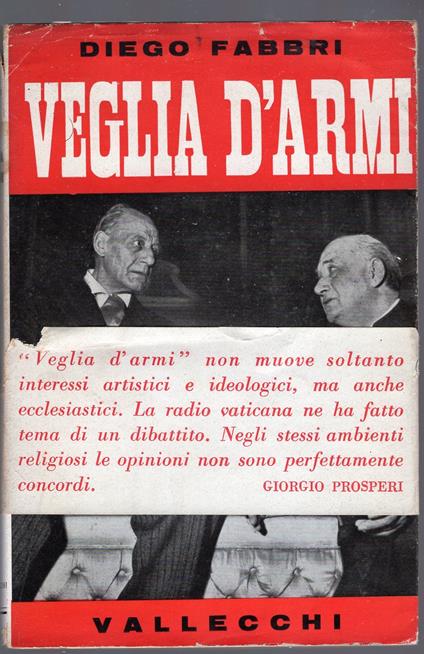 Veglia d'armi - Diego Fabbri - copertina