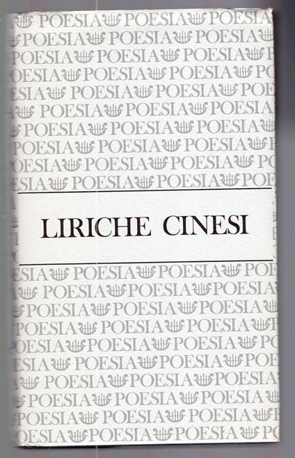Liriche cinesi ( 1753 a.C. - 1278 d.C.) - copertina