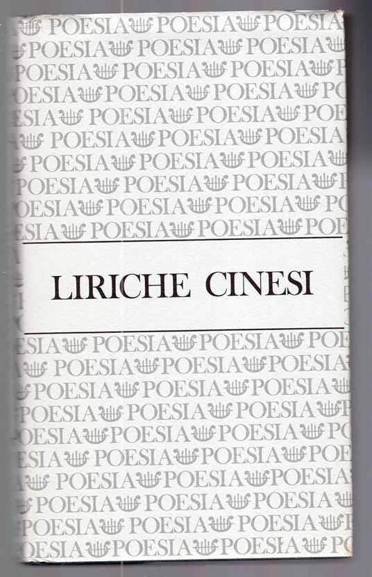Liriche cinesi ( 1753 a.C. - 1278 d.C.) - copertina