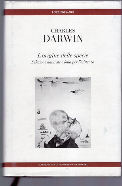 L' origine della specie - selezione naturale e lotta per l'esistenza - Charles Darwin - copertina