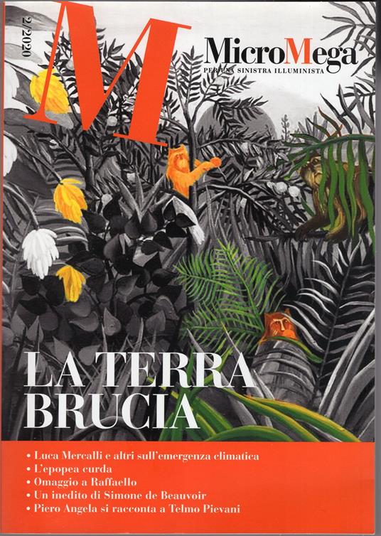 MICROMEGA N. 2/2020 - La terra brucia - copertina