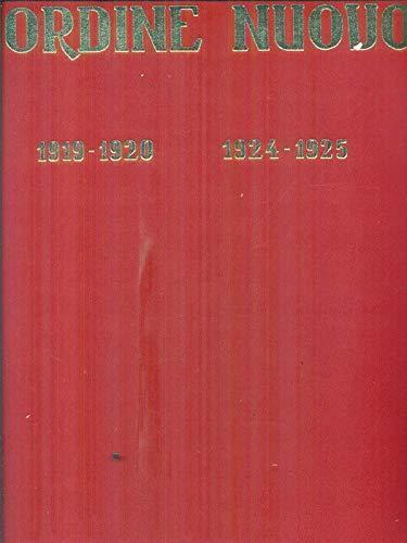 L' ordine nuovo 1919-1920/1924-1925 - copertina