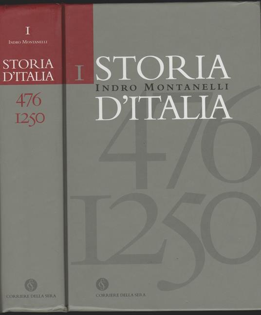 Storia D'Italia Vol. 1 (476-1250) - Indro Montanelli - copertina