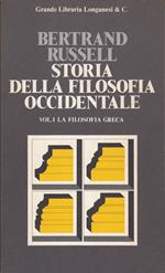 STORIA DELLA FILOSOFIA OCCIDENTALE Vol I la filosofia Greca-II da Aristotele a San Tommaso-III dal rinascimento a Hume-IV da Rousseau a oggi