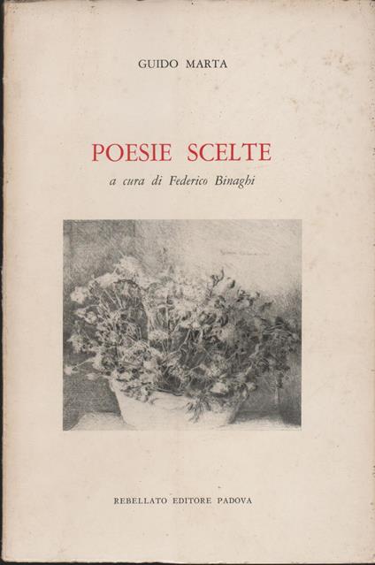 Poesie Scelte - Guido Marta - copertina