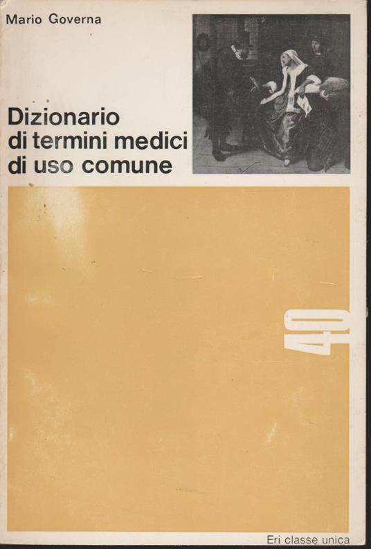Dizionario Di Termini Medi Di Uso Comune - copertina