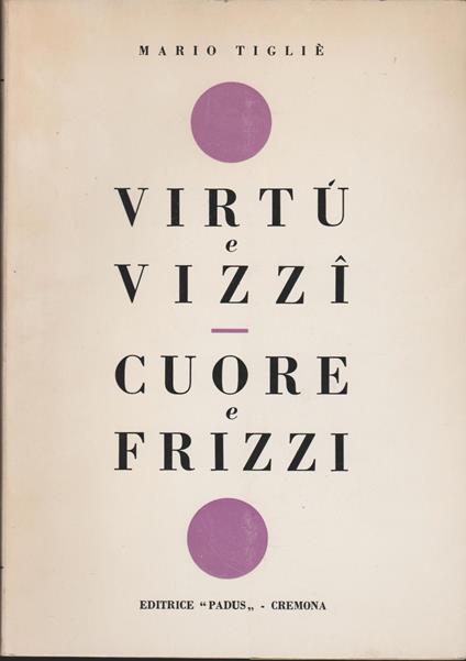 Virtù e vizzi Cuore e frizzi - copertina