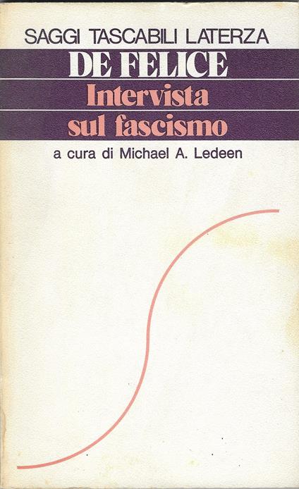 Intervista sul fascismo - Michael A. Ledeen - copertina