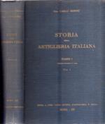Storia della artiglieria italiana. 16 volumi