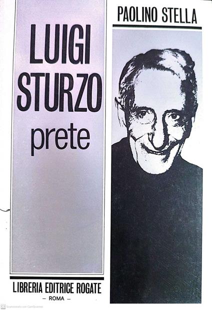 LUIGI STURZO prete - Paolino Stella - copertina