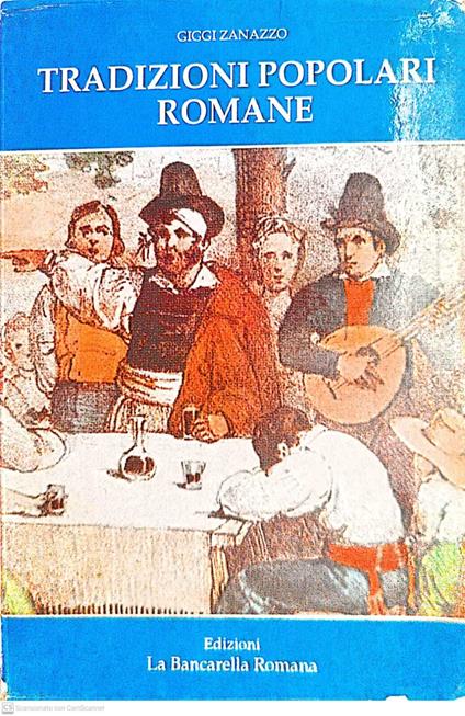 Tradizioni popolari romane - Giggi Zanazzo - copertina