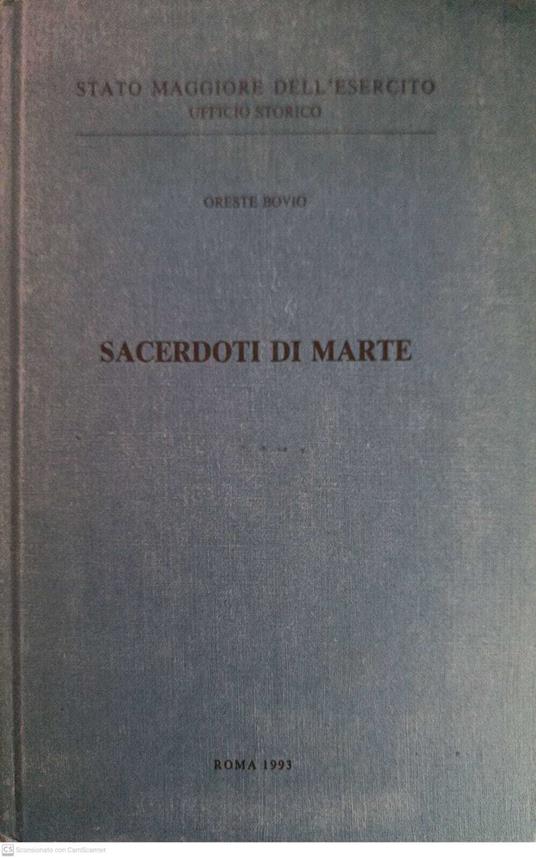 Sacerdoti di Marte - Oreste Bovio - copertina