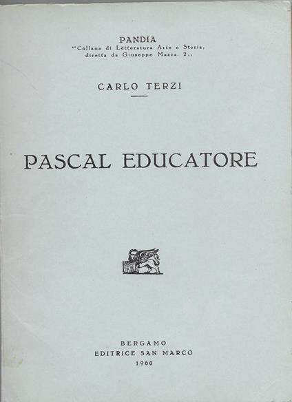 Pascal Educatore - copertina