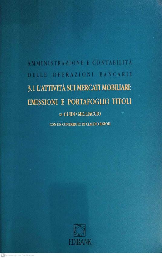 L' attività sui mercati immobiliari emissioni e portafoglio dei titoli - copertina
