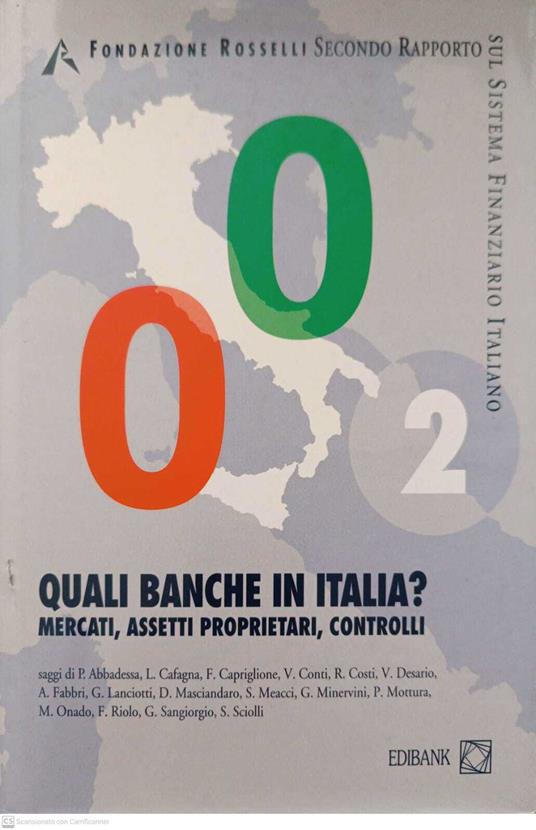 Quali banche in Italia? Mercati, assetti proprietari, controlli - copertina