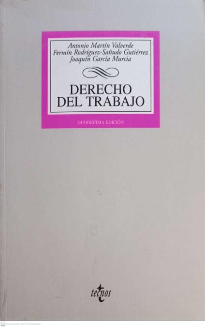 Derecho del trabajo - copertina