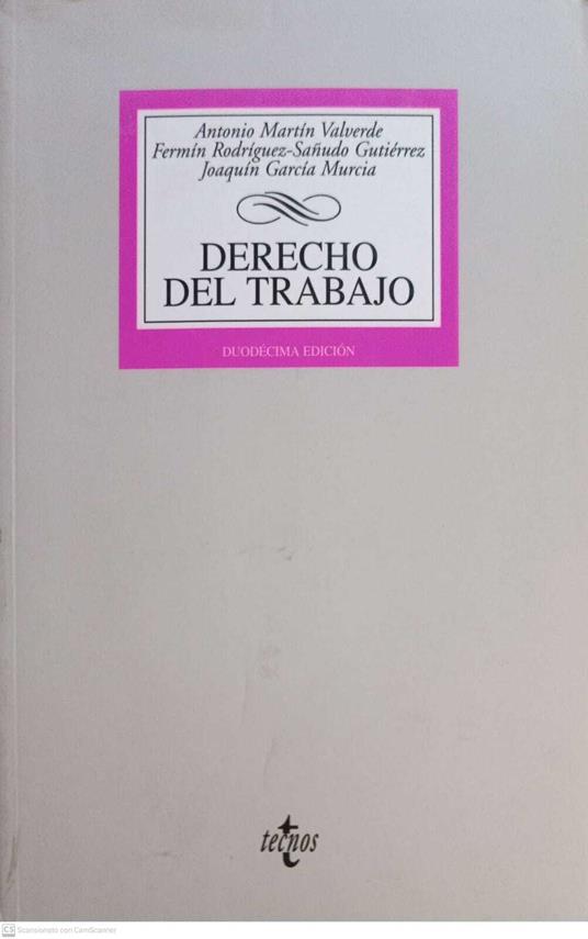Derecho del trabajo - copertina