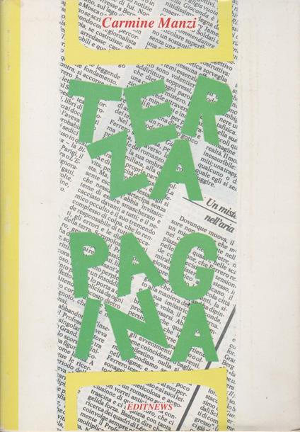 Terza pagina - Carmine Manzi - copertina