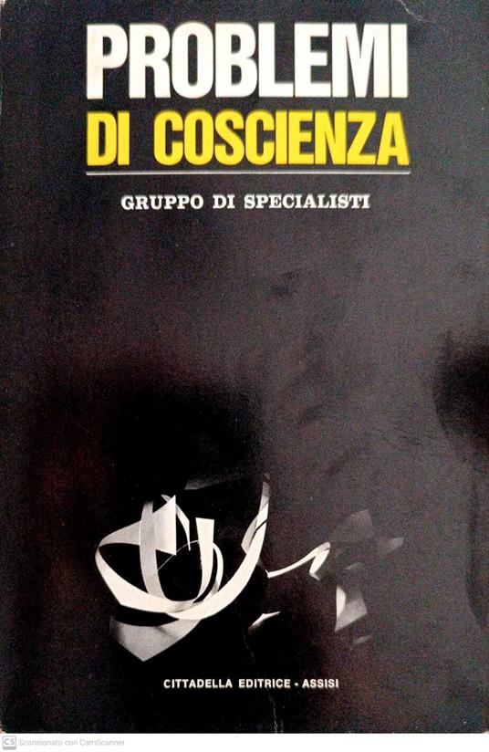 Probelmi di conoscienza, gruppo di specialisti - P. Carlo Landucci - copertina