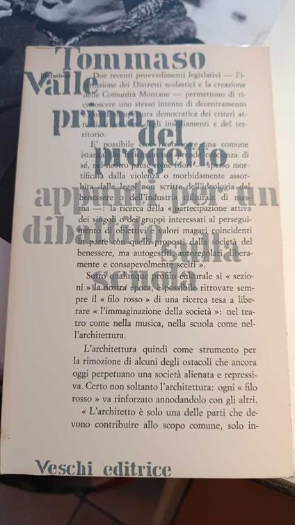 Prima del progetto appunti per un dibattito sulla scuola - copertina