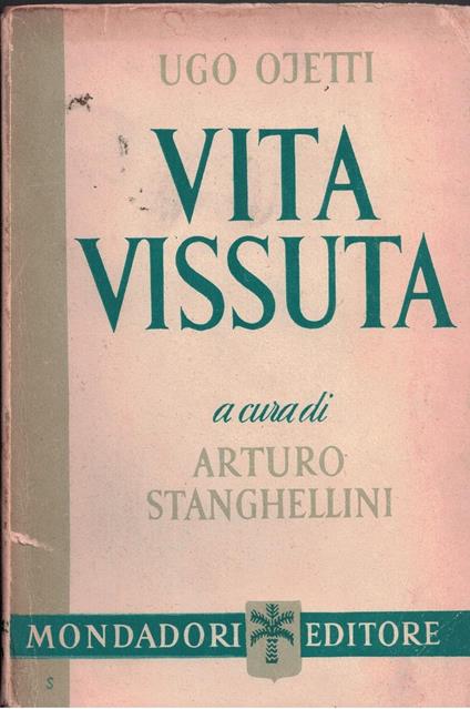 Vita Vissuta - Ugo Ojetti - copertina