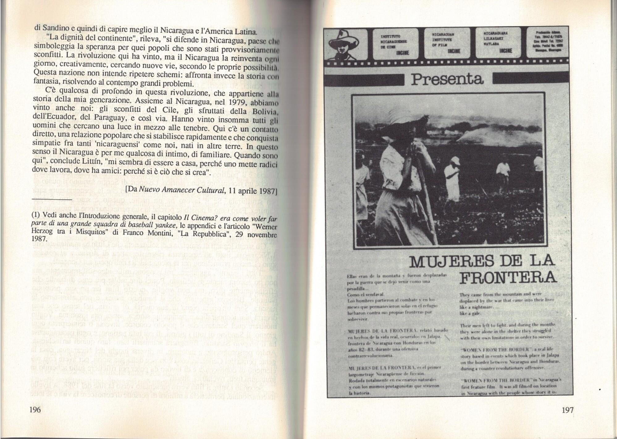 Senza il bacio finale. Cinema e rivoluzione in Nicaragua (1979-1987)