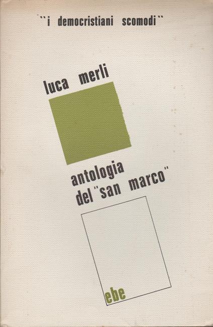 Antologia del "San Marco" - copertina