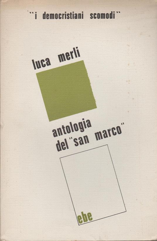 Antologia del "San Marco" - copertina