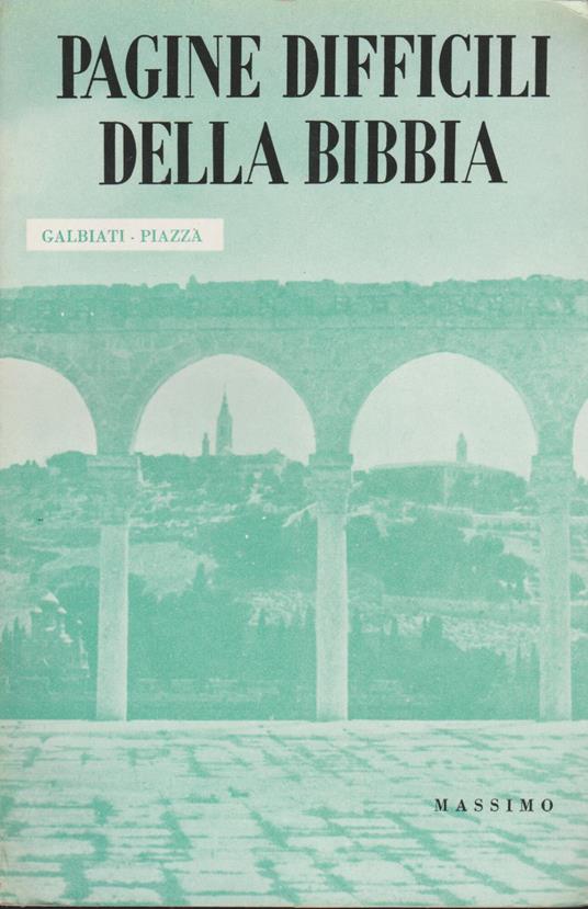 Pagini difficili della Bibbia - copertina