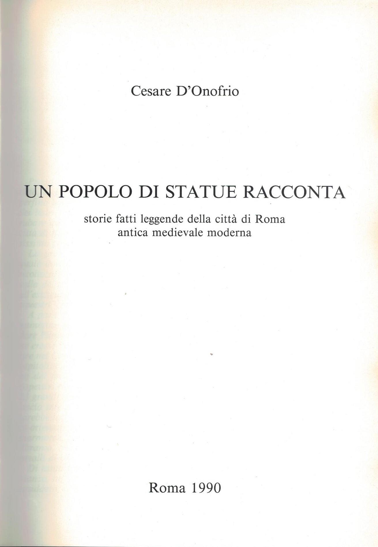 Un popolo di statue racconta