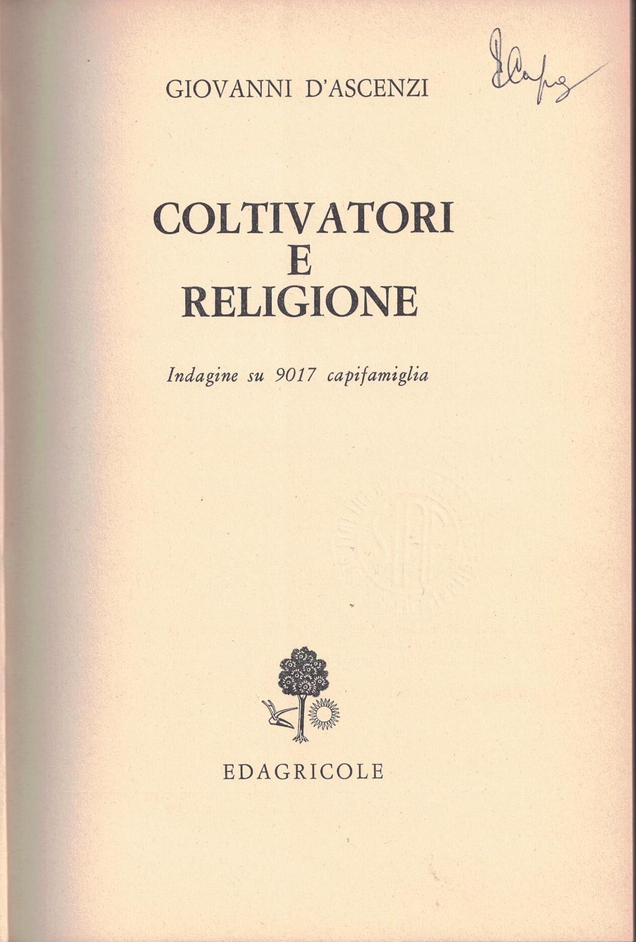Coltivatori e religione