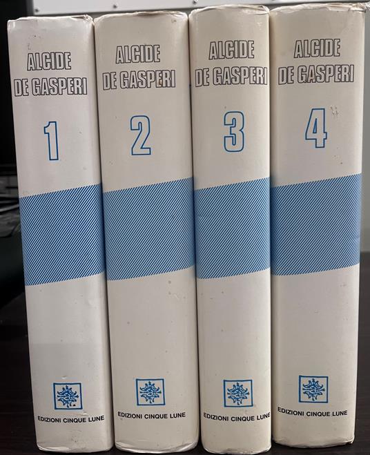 Alcide De Gasperi 4 Volumi - copertina