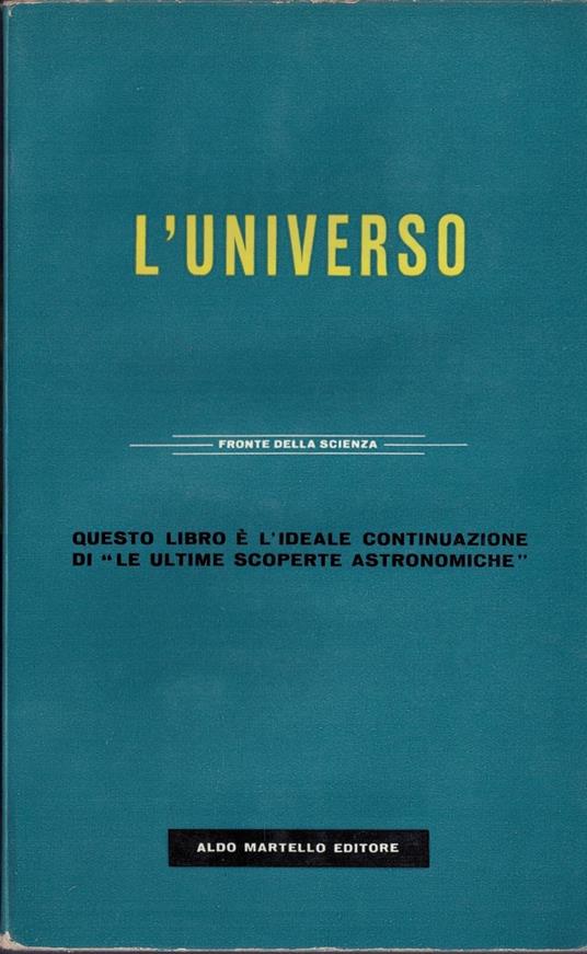 L' UNIVERSO-Fronte della scienza - Luigi Confalonieri - copertina