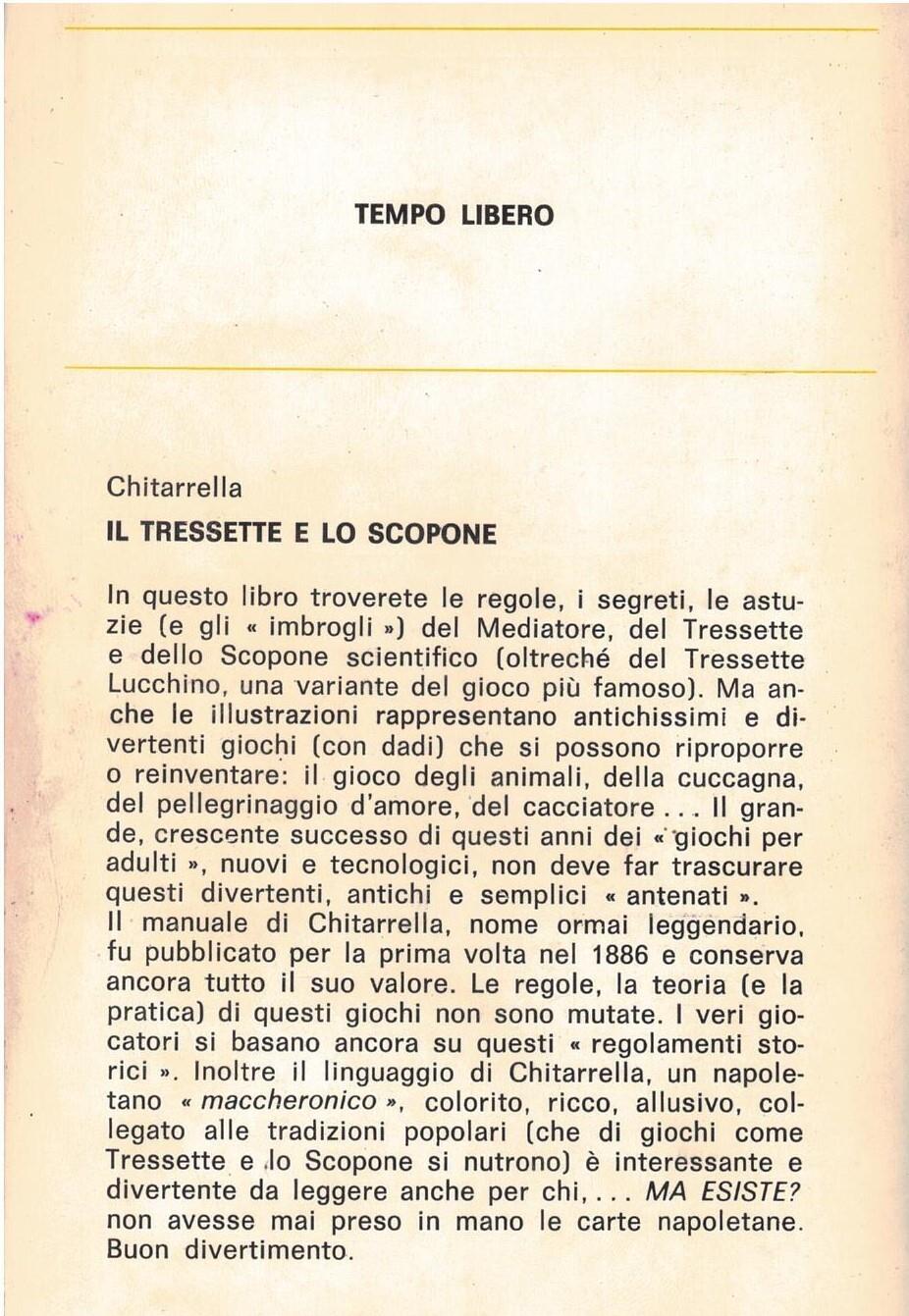 Il tresette e lo scopone-le regole e le astuzie per giocare da campione