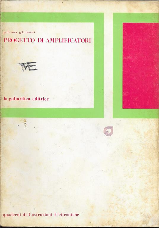 Progetto Di Amplificatori - copertina