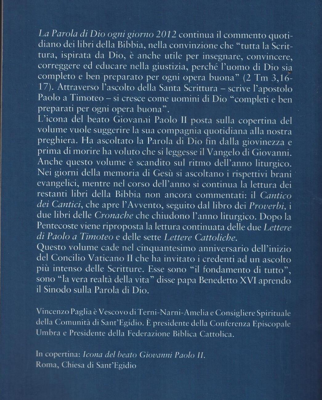 La parola di Dio ogni giorno 2012