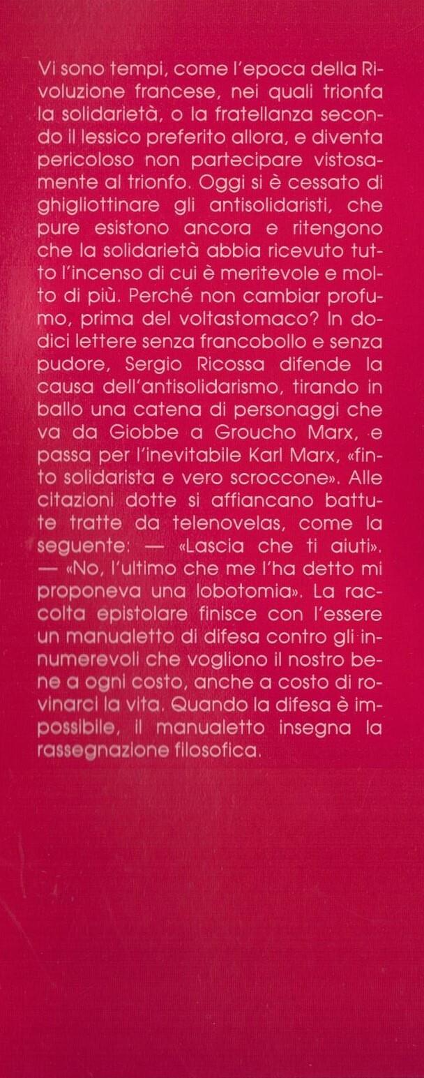 I pericoli della solidarietà
