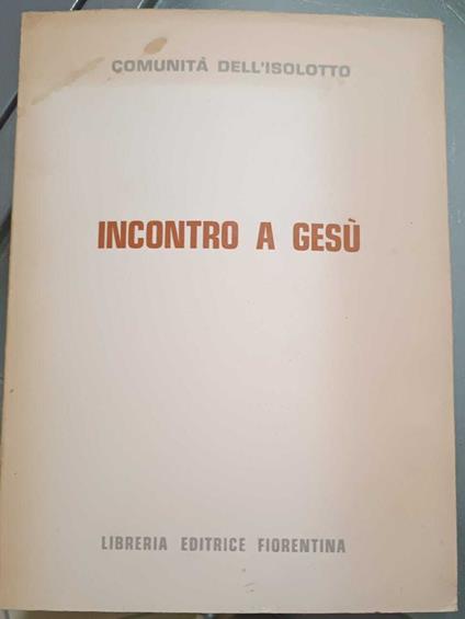 Incontro a Gesù - copertina