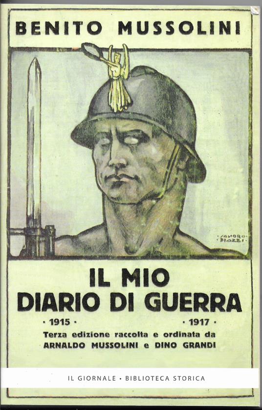 Il Mio Diario Di Guerra - Benito Mussolini - copertina
