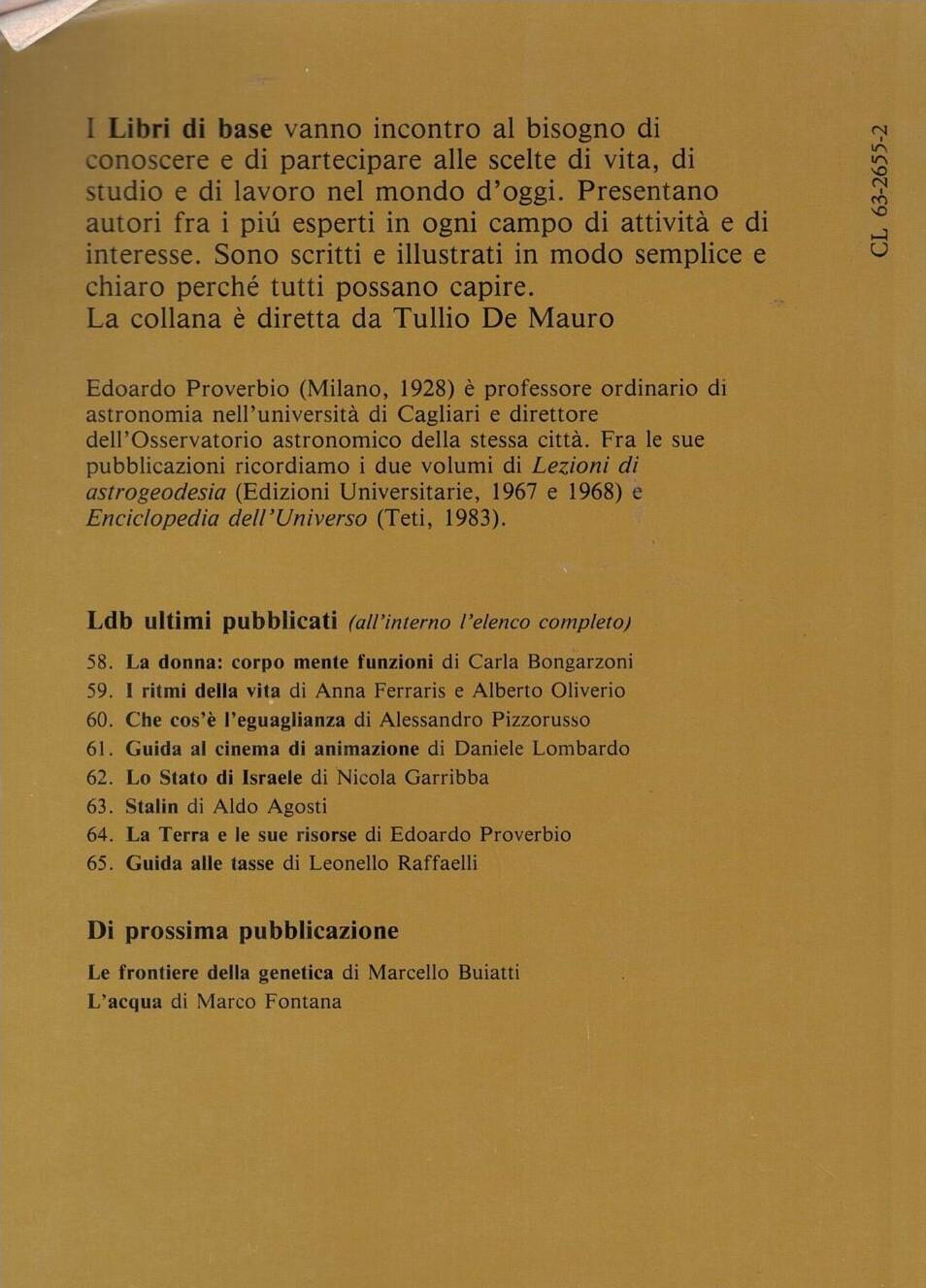 La Terra e le sue risorse