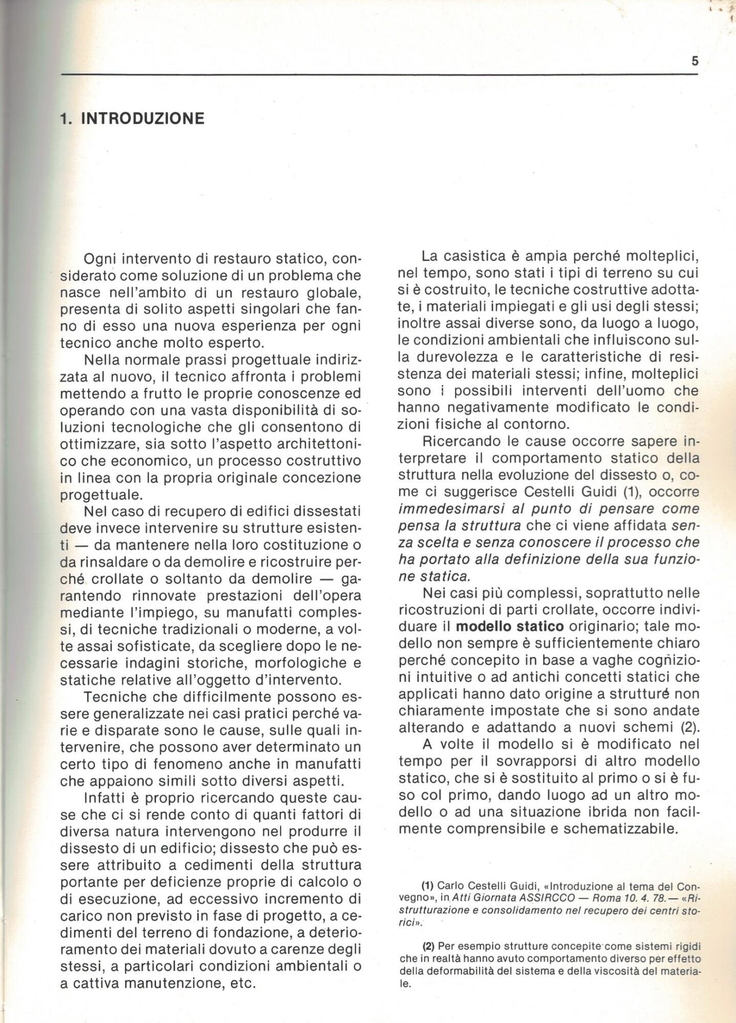 Tecnologie di consolidamento delle strutture murarie