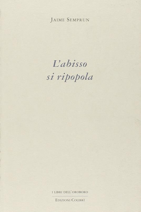 L' abisso si ripopola - copertina